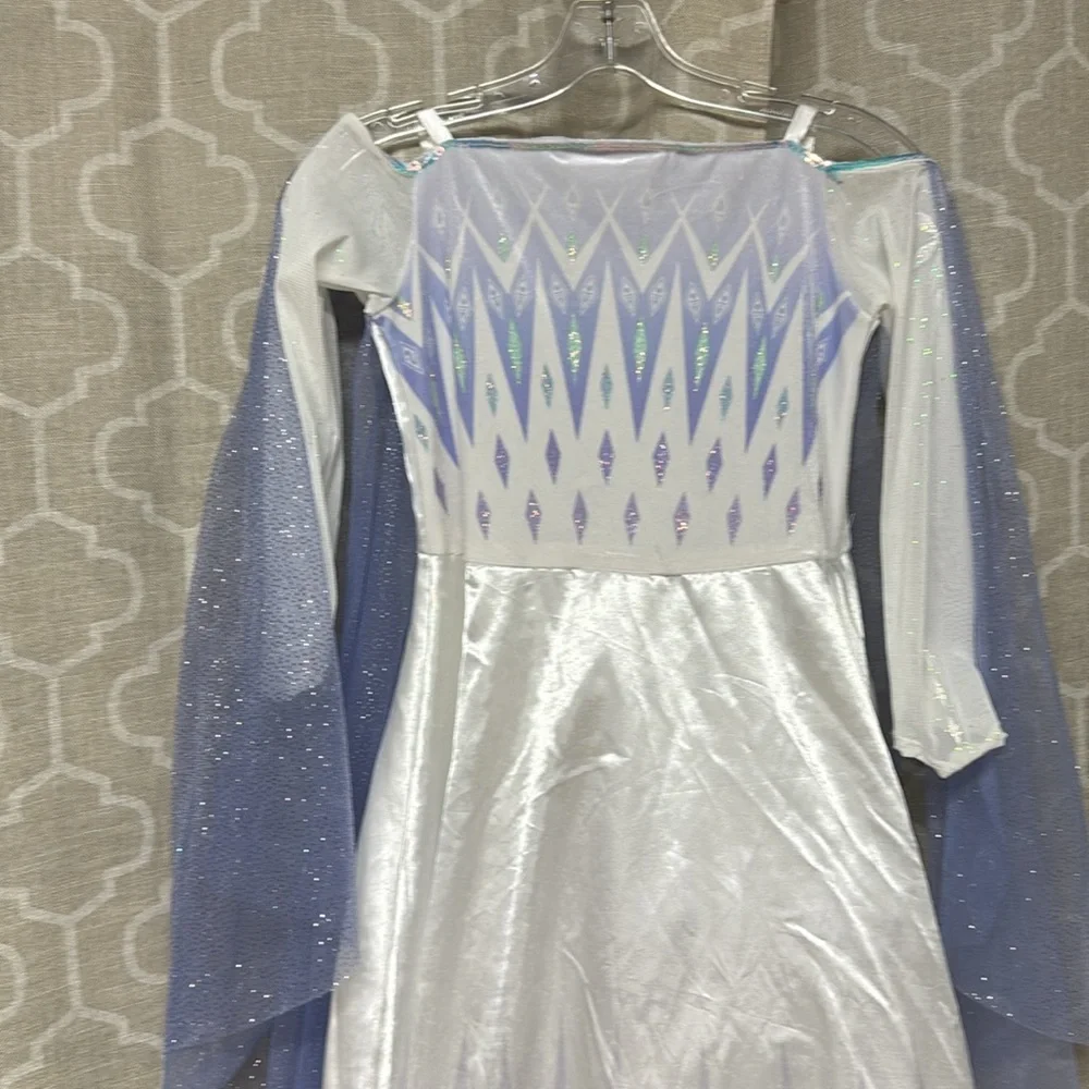 Frozen Elsa snow queen 2 Disney princess size girls kids 7-8 - Picture 3 of 9